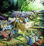 Spring At Last Painting by Hanne Lore Koehler