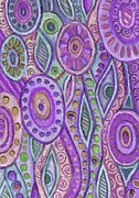 Spring Boho Garden Painting by Amy E Fraser Spring Boho Garden Painting by Amy E Fraser