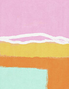 Spring Mood 2- Art by Linda Woods Mixed Media by Linda Woods