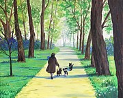 Spring Walk Painting by Margaryta Yermolayeva Spring Walk Painting by Margaryta Yermolayeva