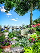 Springtime by the River in Mystic, Connecticut Photograph by Linda Ouellette