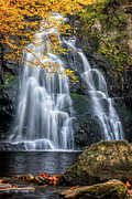 Spruce Flats Falls Autumn Portrait Photograph by Kenneth Everett Spruce Flats Falls Autumn Portrait Photograph by Kenneth Everett