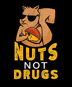 Squirrel Rodent Nuts Hunter Hunting Chipmunk Digital Art by Toms Tee Store