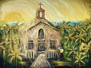 St. Francis Church Painting by Michelle Pier