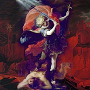 St Michael the Archangel Angel Coello Mixed Media by Claudio Coello St Michael the Archangel Angel Coello Mixed Media by Claudio Coello