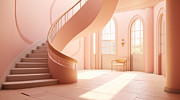 Stairs I Mixed Media by Jay Schankman Stairs I Mixed Media by Jay Schankman