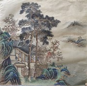 Standing quietly in the East Pavilion Painting by Yimeng Zhao Standing quietly in the East Pavilion Painting by Yimeng Zhao