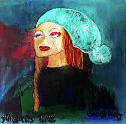 Starbucks Girl Painting by Gabby Tary
