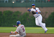 Starlin Castro, Curtis Granderson, and David Wright Photograph by Brian Kersey