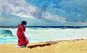 Startled 1878 by Winslow Homer  Painting by Winslow homer