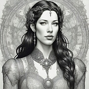 Steampunk Arwen 1 Digital Art by Mark Miller