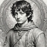 Steampunk Frodo Baggins Digital Art by Mark Miller