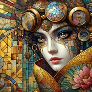 Steampunk Woman Digital Art by Stephanie Fischer Steampunk Woman Digital Art by Stephanie Fischer