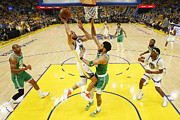 Stephen Curry and Jayson Tatum Photograph by Pool