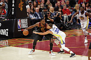Stephen Curry and Jeff Green Photograph by Mark Blinch