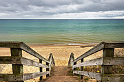 Steps to Lake Michigan Horizon Photograph by Brigitte Blanchette Thompson Steps to Lake Michigan Horizon Photograph by Brigitte Blanchette Thompson