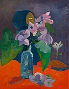 Still Life with Flowers and Idol - Paul Gauguin Digital Art by Samuel HUYNH