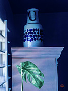 Still Life with Monstera Leaf Photograph by Grey Coopre