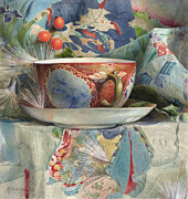 Still Life with Tea Cup by Samuel Colman Painting by Mango Art Still Life with Tea Cup by Samuel Colman Painting by Mango Art