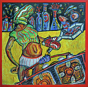 Stir Fry Painting by Marc Chicoine Stir Fry Painting by Marc Chicoine