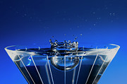 Stop Motion Martini Glass Blue Splash Photograph by Charles Floyd Stop Motion Martini Glass Blue Splash Photograph by Charles Floyd