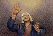 Strength of Praise Drawing by David Walker