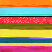 Stripe Study #6 Painting by Jane Davies