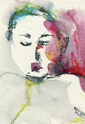 Studio Nude I Detail Painting by Roxanne Dyer