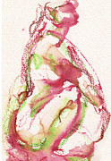 Studio Nude IV Detail Painting by Roxanne Dyer