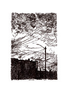 Studio View - January 2024 Drawing by Joseph A Langley