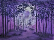 Study in Purple Painting by Patti Jenkins