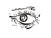 Stylized Stylized Stylized Eye - October 2023 Drawing by Joseph A Langley Stylized Stylized Stylized Eye - October 2023 Drawing by Joseph A Langley