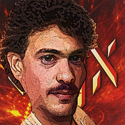 Styx parody portrait Digital Art by Christina Fairhead Art and Merch