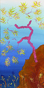 Submerged Elegance - A Series of Acrylic Paintings - Part 2 Painting by Djurdjina Jovanovic