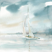 Subtle Mist 1 Painting by Carol Robinson