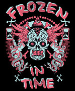 Sugar Skull Frozen in time Digital Art by Jacob Zelazny