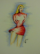 Sultry Red Painting by Kem Himelright Sultry Red Painting by Kem Himelright