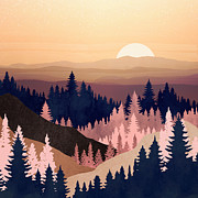 Summer Dusk Digital Art by Spacefrog Designs