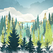 Summer View Digital Art by Spacefrog Designs