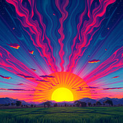 Sun Also Rises Digital Art by Steve Mitchell Sun Also Rises Digital Art by Steve Mitchell