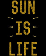 Sun Is Life Beach Digital Art by Flippin Sweet Gear