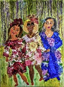 Sunday Sisters Mixed Media by Stacey Torres