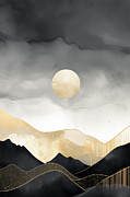 Sunlight on Black Mountain Painting by Lourry Legarde