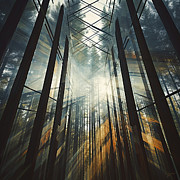 Sunlight Symphony - Art for Nature Lovers  Painting by Lourry Legarde