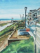 Sunny Day on the Strand Painting by Luisa Millicent