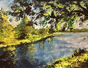 Sunny Stroll Painting by Larry Whitler Sunny Stroll Painting by Larry Whitler