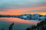 Sunrise at Crater Lake Photograph by Diane Moller Sunrise at Crater Lake Photograph by Diane Moller