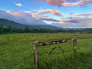 Sunrise in the Valley, Cades Cove, Tennessee Photograph by Dawna Moore Photography