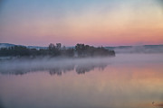 Sunrise on the Danube Photograph by John Haldane