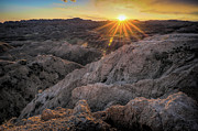 Sunrise Over Badlands Landscape South Dakota Photograph by Dan Sproul Sunrise Over Badlands Landscape South Dakota Photograph by Dan Sproul